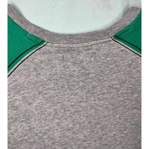 Unisex, Adidas Sweatshirt No Hood, 2XL, Green and Grey - Picture 14 of 16